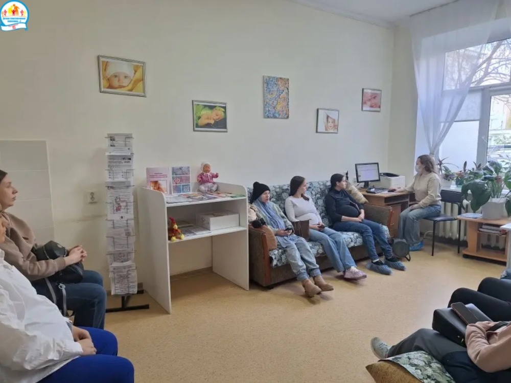 В женской консультации состоялась информационная встреча для будущих мам