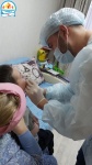 Врач-стоматолог-хирург Фидан Гареев принял на выезде ребенка болеющего скарлатиной